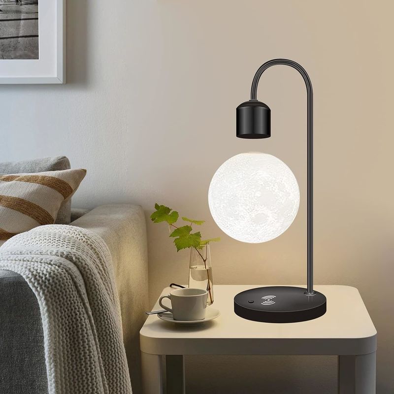 Magnetyczna Lampa Księżycowa Żadnej Grawitacji Pływające Zabawki Biurowe Do Dekoracji Prezenty