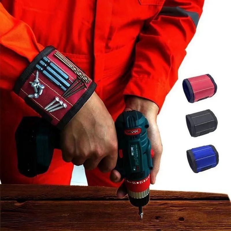 Silny magnesowy bransoletek do trzymania śrub, gwoździ do wiercenia, części narzędziowych