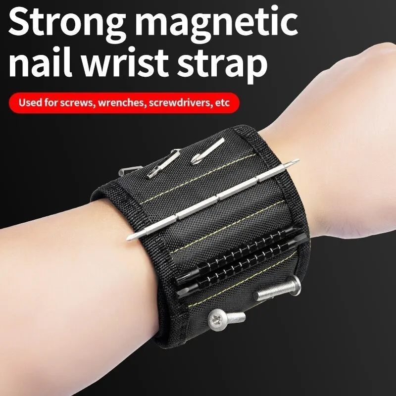 Wielofunkcyjny magnetyczny pasek do nadgarstka, torba z śrubą, przenośny elektryk, ochraniacz nadgarstka, Oxford Cloth Tool