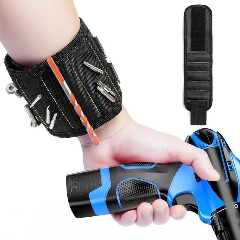 Wielofunkcyjny magnetyczny pasek do nadgarstka, torba z śrubą, przenośny elektryk, ochraniacz nadgarstka, Oxford Cloth Tool