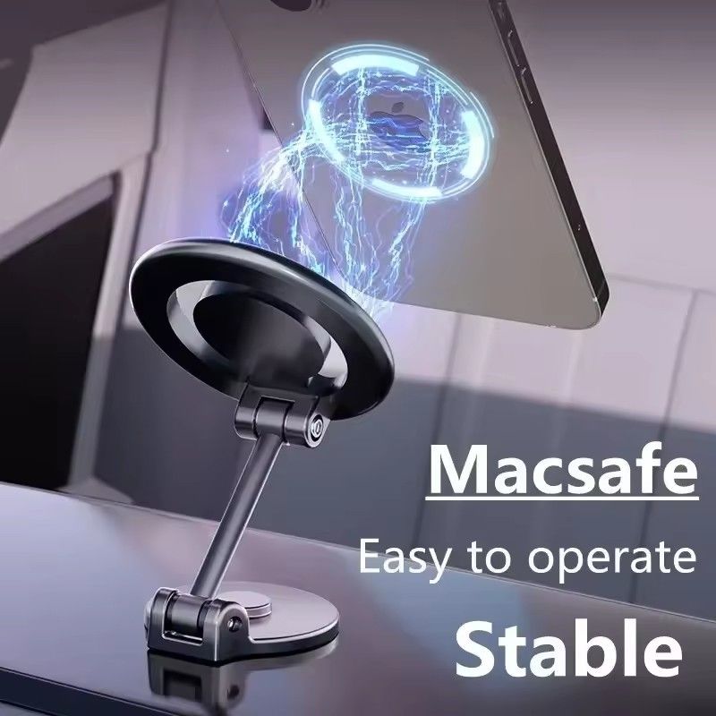 1080 Magnetyczny uchwyt do telefonu samochodowego Magnetyczny uchwyt do samochodu Mount Cell Smartphone Wsparcie w samochodzie Dla iPhone'a 15 14 13 12 11 Samsung