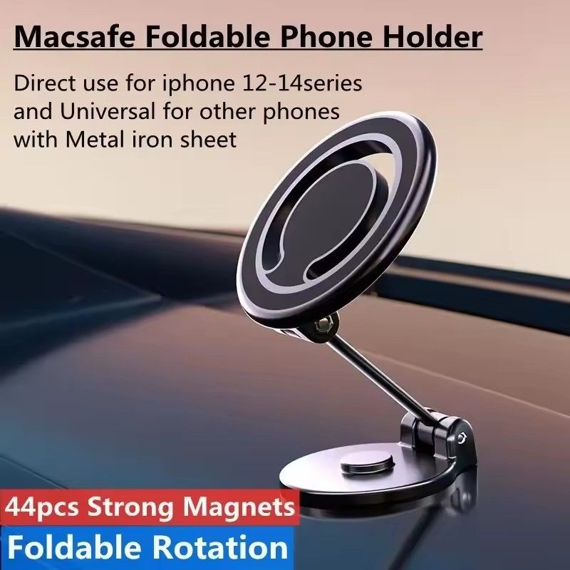 1080 Magnetyczny uchwyt do telefonu samochodowego Magnetyczny uchwyt do samochodu Mount Cell Smartphone Wsparcie w samochodzie Dla iPhone'a 15 14 13 12 11 Samsung