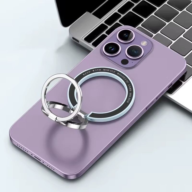Magnetyczny uchwyt na pierścionek do telefonu komórkowego Kompatybilny z iPhone'em 12 13 14 Series MagSafe Wymienny uchwyt do telefonu komórkowego Kickstand