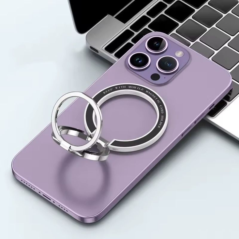 Magnetyczny uchwyt na pierścionek do telefonu komórkowego Kompatybilny z iPhone'em 12 13 14 Series MagSafe Wymienny uchwyt do telefonu komórkowego Kickstand