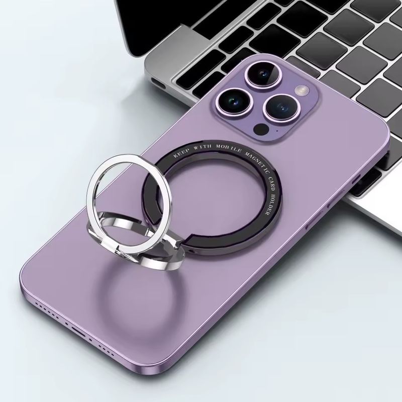 Magnetyczny uchwyt na pierścionek do telefonu komórkowego Kompatybilny z iPhone'em 12 13 14 Series MagSafe Wymienny uchwyt do telefonu komórkowego Kickstand